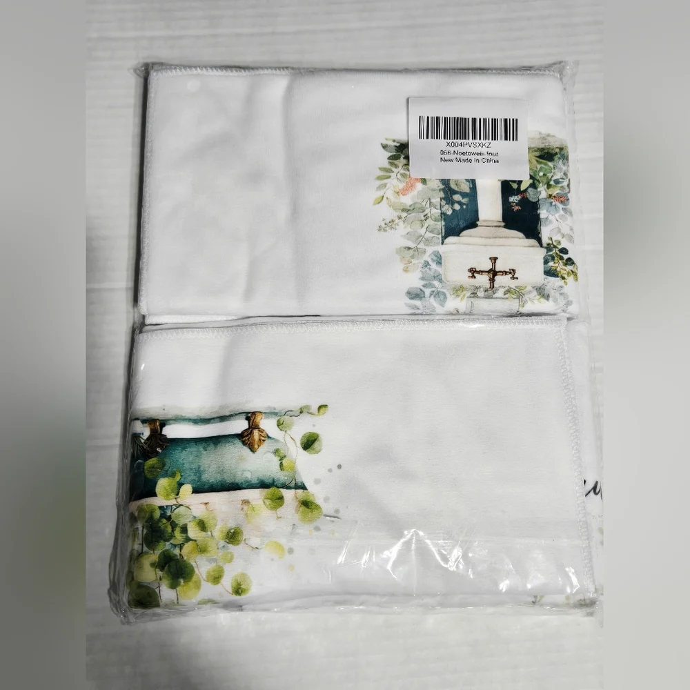 Inspirational Bathroom Towels Set‎ Dishcloth for Bath16x24 Inch, Set of 4